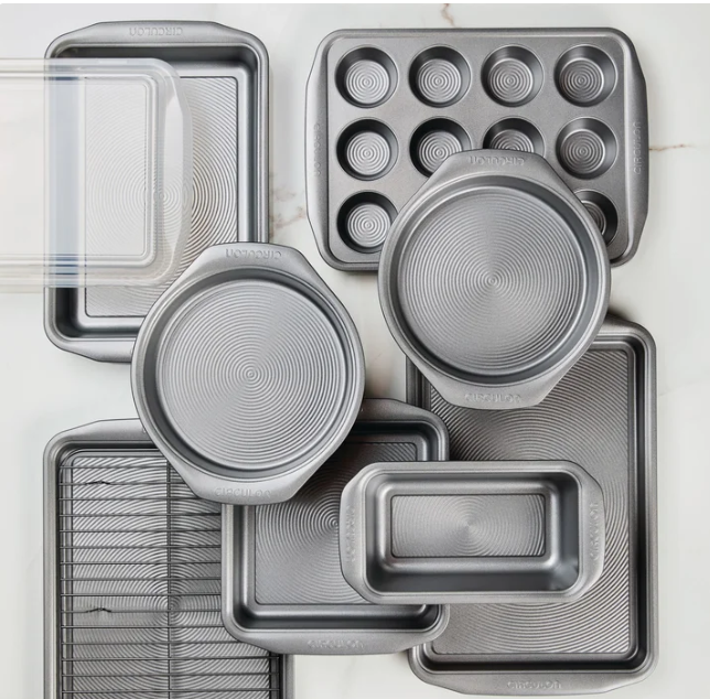 Circulon 10pc Total Nonstick Bakeware Set Gray