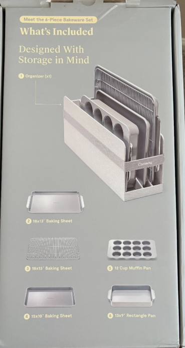 Caraway Grey Non-Toxic Ceramic Non-Stick 6-Piece