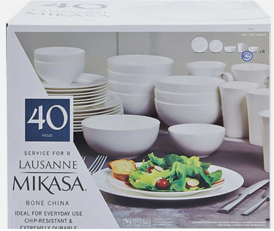 Mikasa Lausanne 40-piece Bone China