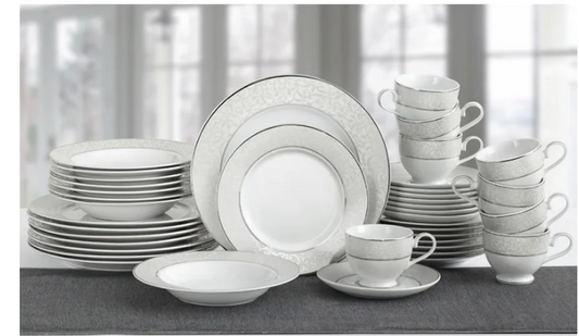 Mikasa Parchment 40-piece Porcelain Dinnerware Set