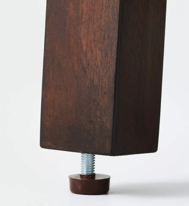 Wood & Cane Transitional Nightstand Brown - Hearth & Hand™ with Magnolia: 2-Drawer Design, Farmhouse Style