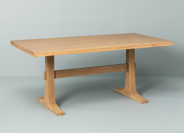 Pedestal Wood Dining Table - Natural - Hearth & Hand™ with Magnolia
