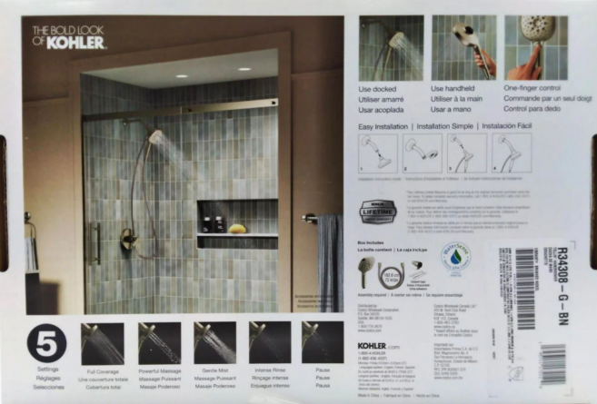 R34308-G Kohler Tellin Multifunction Handshower