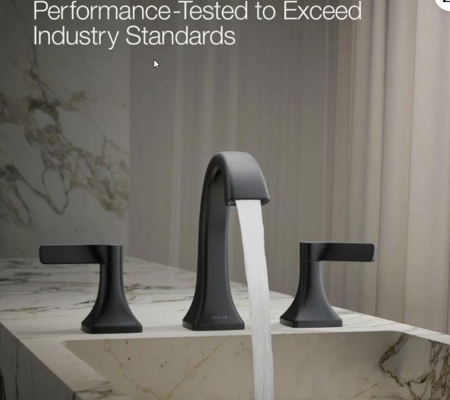Kohler Riverly Widespread Bathroom Sink Faucet