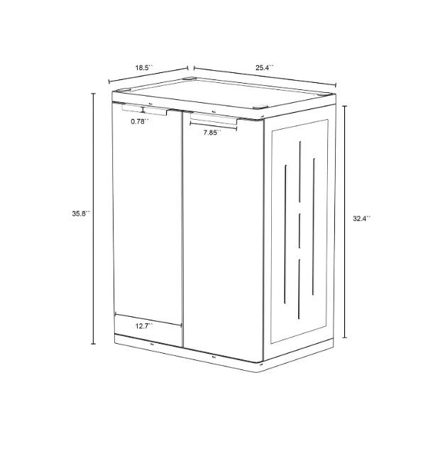 Plastic Storage Cabinet - Brightroom™