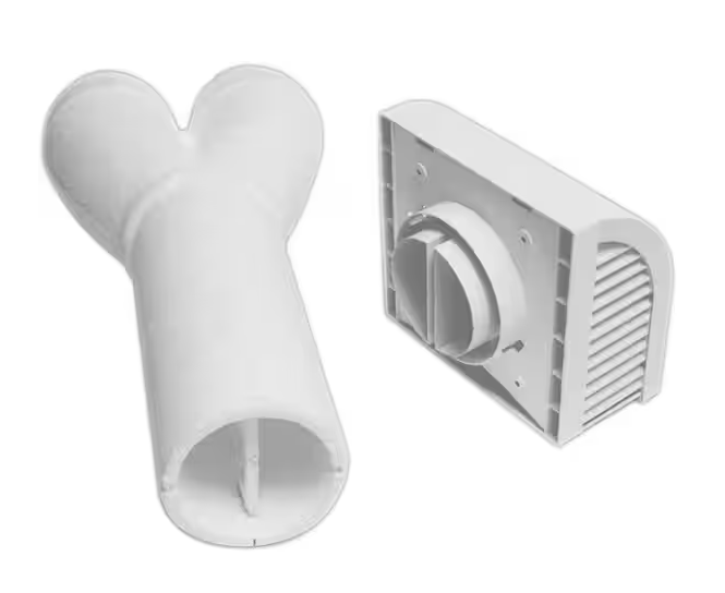 Exterior Wall Cap Accessory, Designed for Whisper Comfort Model #FV-06VE1 ERV Exhaust and Supply Air Flow