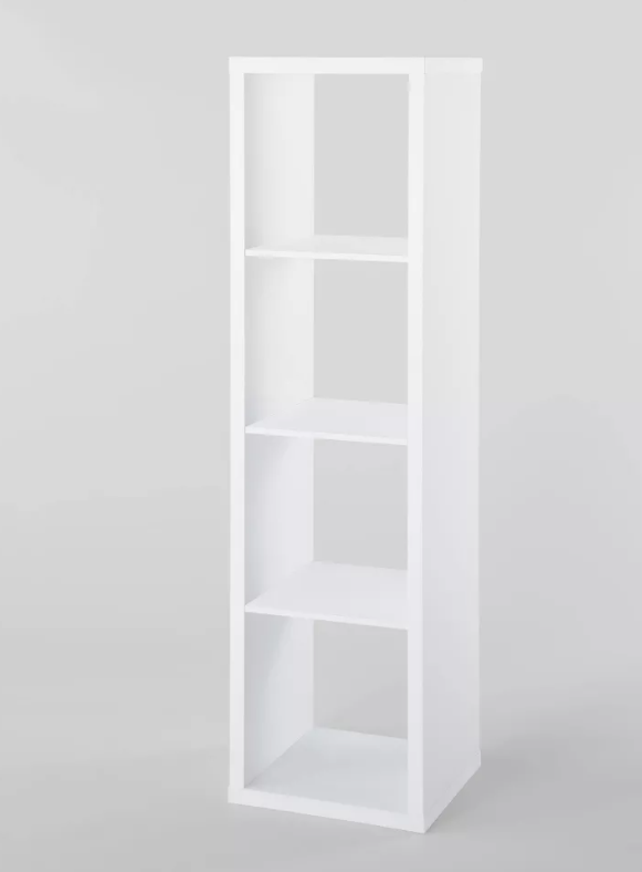13'' 4 Cube Vertical Organizer White - Brightroom™