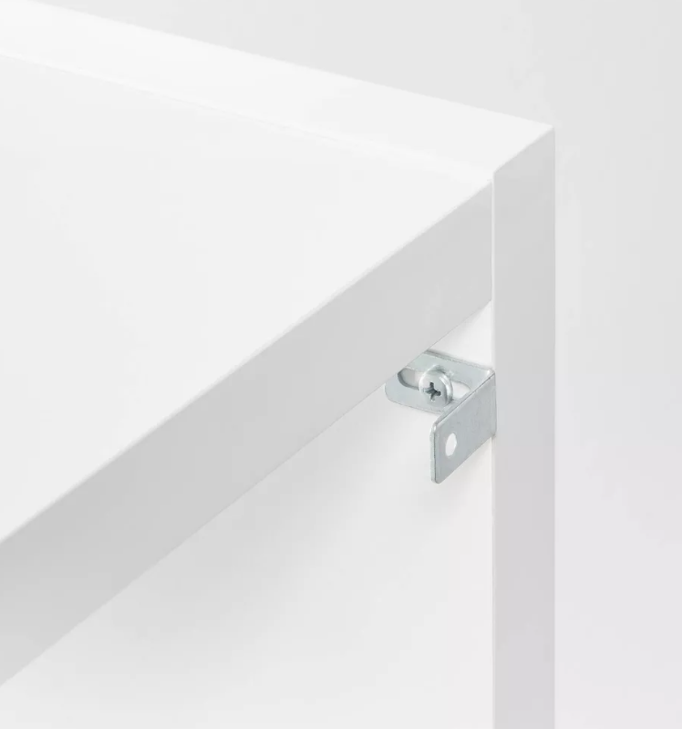 13'' 4 Cube Vertical Organizer White - Brightroom™