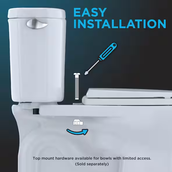 Traditional Elongated SoftClose Toilet Seat in Cotton White