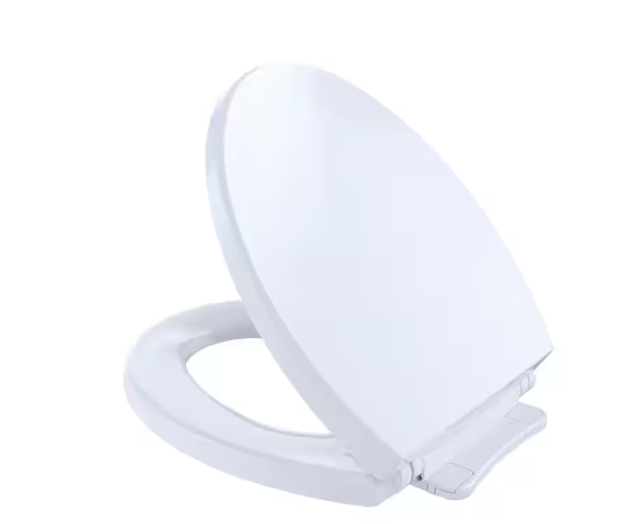 Round SoftClose Toilet Seat in Cotton White