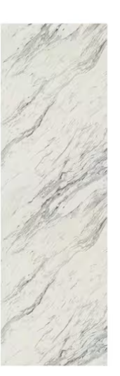 8 ft. L x 25 in. D Engineered Composite Countertop in Calcutta Blanc with Satin Finish