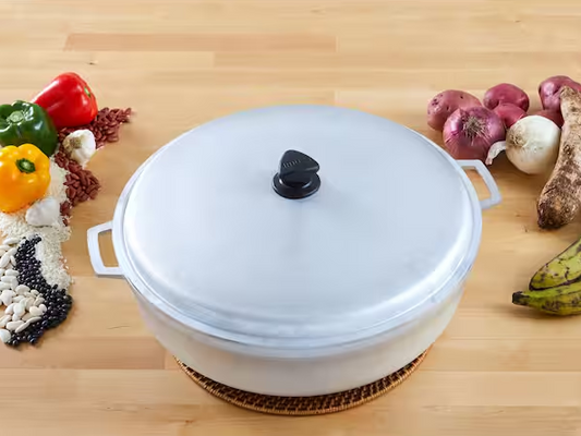 17.9 qt. Cast Aluminum Caldero with Natural Finish