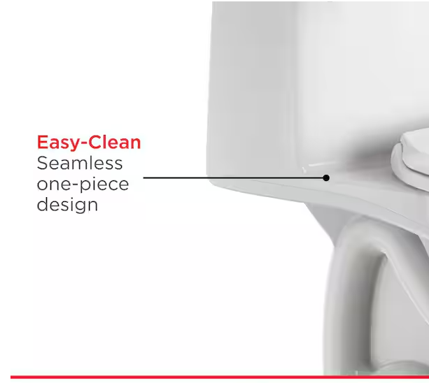Champion 4 Tall Height 1-Piece 1.6 GPF Single Flush Elongated Toilet in White, Seat Included