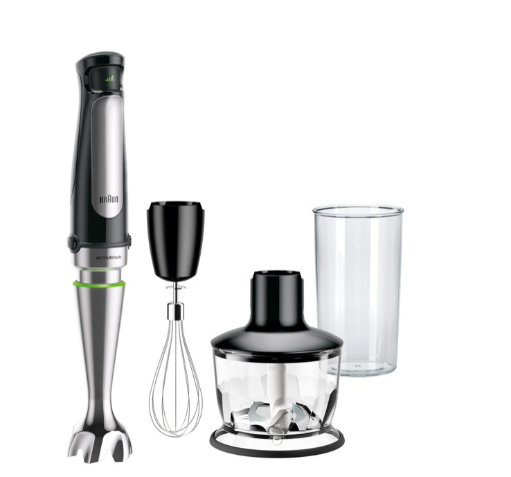 Braun MultiQuick 7 Hand Blender MQ7035X ActiveBlade Set 220V-60HZ (FEDEX)Genuine