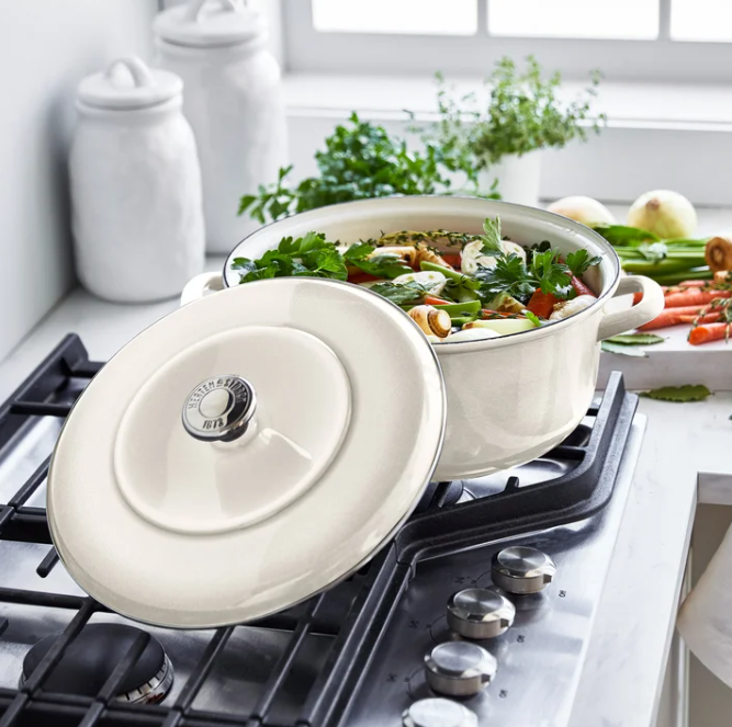 Merten & Storck 5.3-Quart Dutch Oven with Lid, 3.7-Quart Braiser with Lid, 2-pack