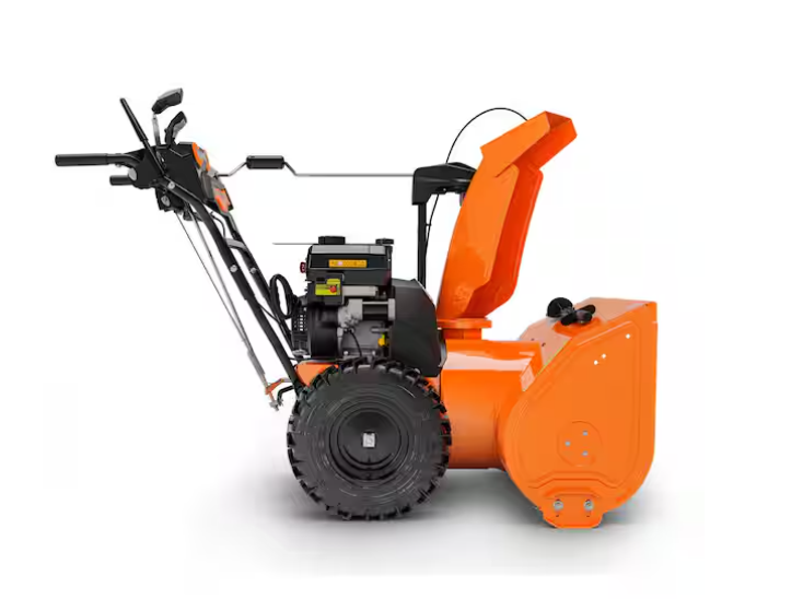 Deluxe 28 in. 252cc Electric Start 2-Stage Self-propelled Gas Snow Blower with LED headlights