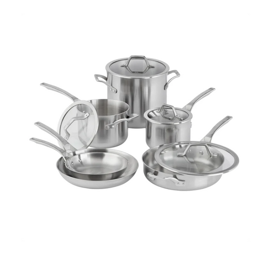 Calphalon Signature 5-Ply 10-piece Stainless Steel Cookware Set