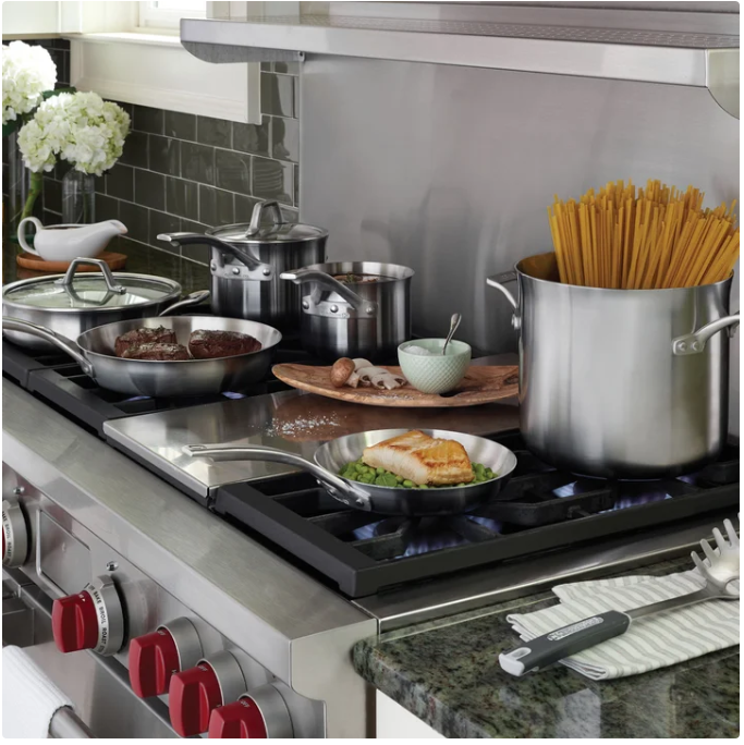 Calphalon Signature 5-Ply 10-piece Stainless Steel Cookware Set