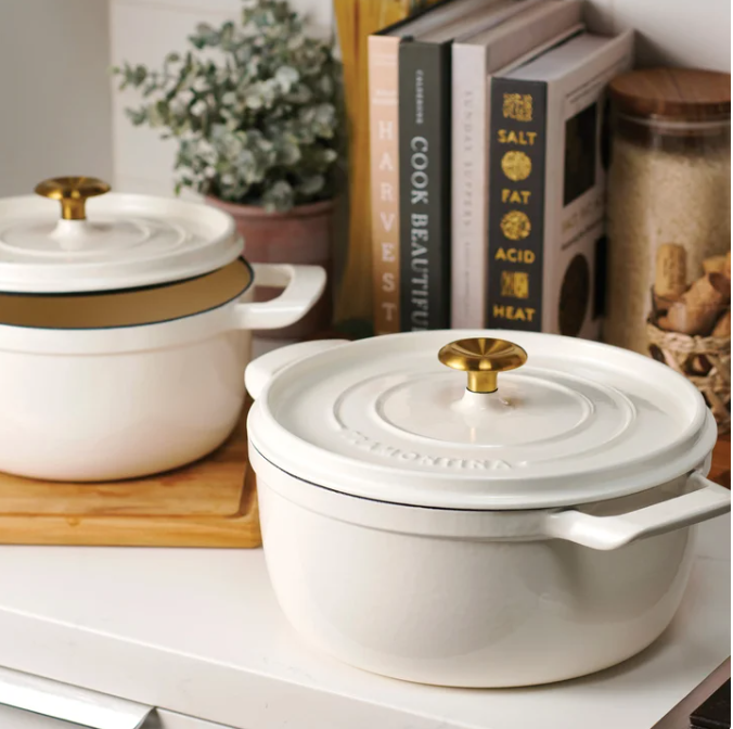 Tramontina 4-quart & 6-quart Enameled Cast Iron Round Dutch Oven, 2-pack