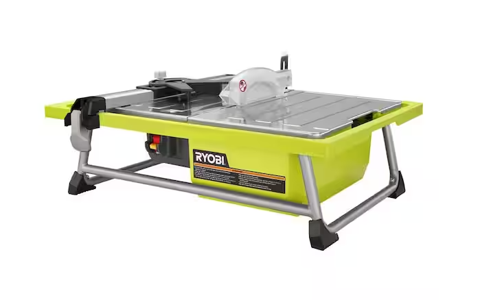 Ryobi 4.8 -Amps 7 in. Blade Corded Tabletop Wet Tile Saw
