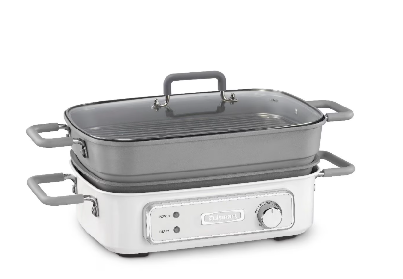 Cuisinart STACK5 Multifunctional Grill with Glass Lid