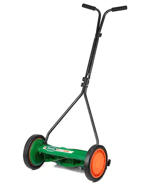 Scott's 16 in. Manual Walk Behind Push Reel Lawn Mower