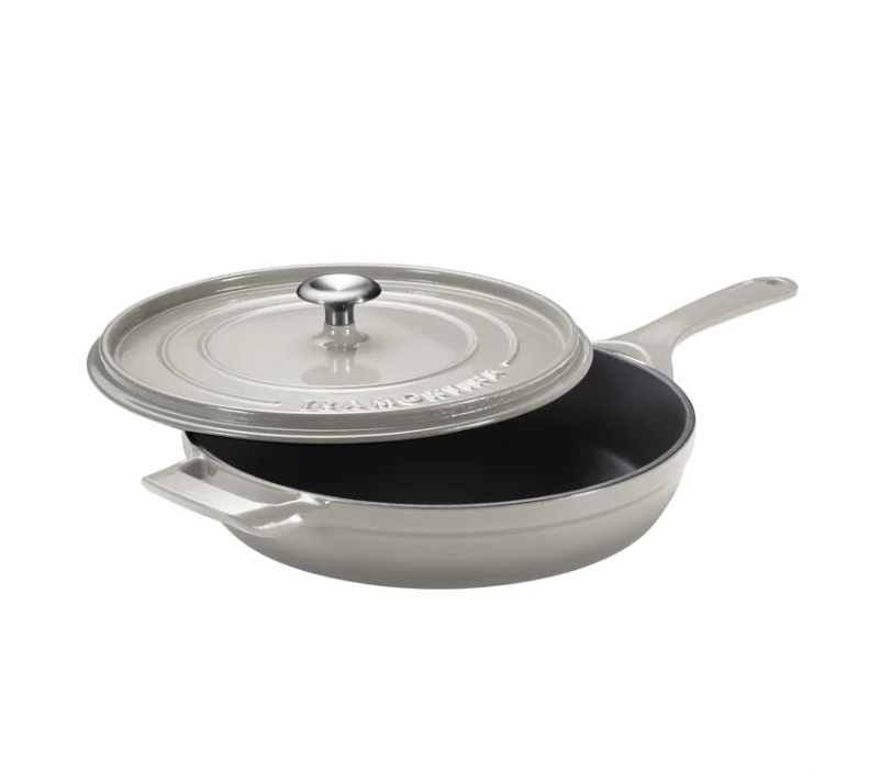 Tramontina 12" Enameled Cast Iron Skillet with Lid
