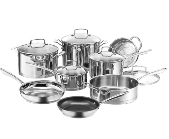 Cuisinart 13pc Professional Series Stainless Steel Cookware Set