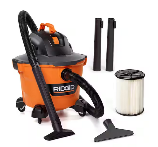 9 Gal. 4.25 Peak HP NXT Shop Vacuum Wet Dry Vac with General Debris Filter, Locking Hose and Attachments HD09001