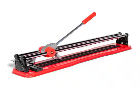 Practic 61 Plus-24 in. Tile Cutter with Tungsten Carbide Blade and Roller Guide