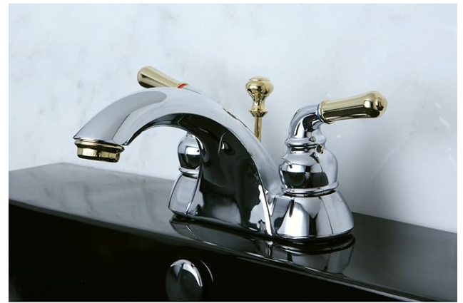 Kingston Brass KB2624 Naples 4-Inch Centerset Lavatory Faucet