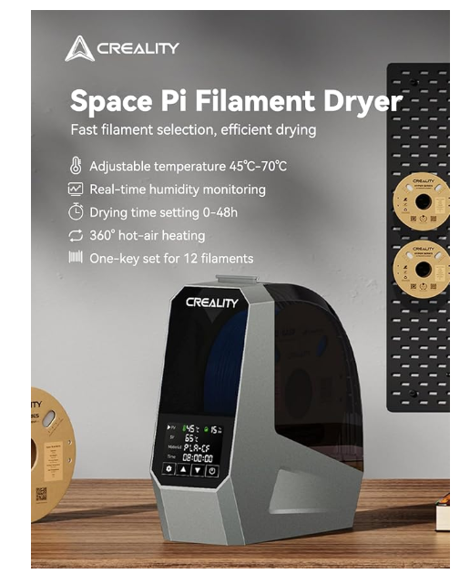 Creality Space Pi Filament Dryer, Filament Storage Box
