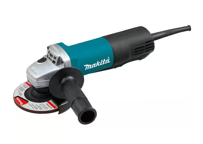 7.5 Amp 4-1/2 in. Corded Paddle Switch Angle Grinder