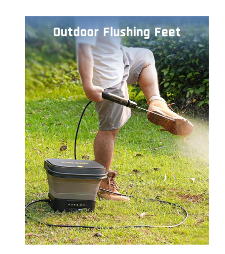 Fanttik NB8 Fold Cordless Electric Pressure Washer w/3.2Gal Tank, 5-in-1 Nozzle, Max 220PSI
