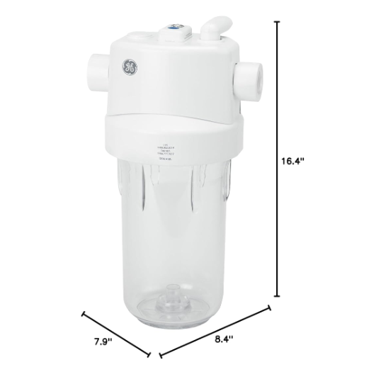 GE Whole House Water Filtration System, Reduces Sediment, Rust & More