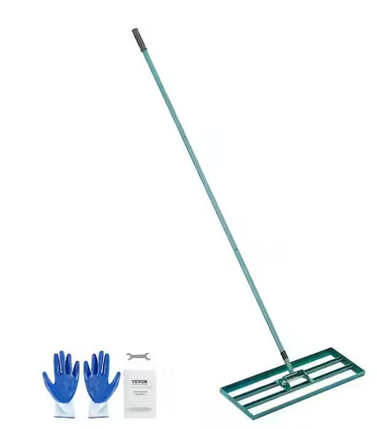 Lawn Leveling Rake 30 in. x 10 in. Level Lawn Tool Heavy-duty Lawn Leveler with 78 in. Steel Extended Handle Rake Suit
