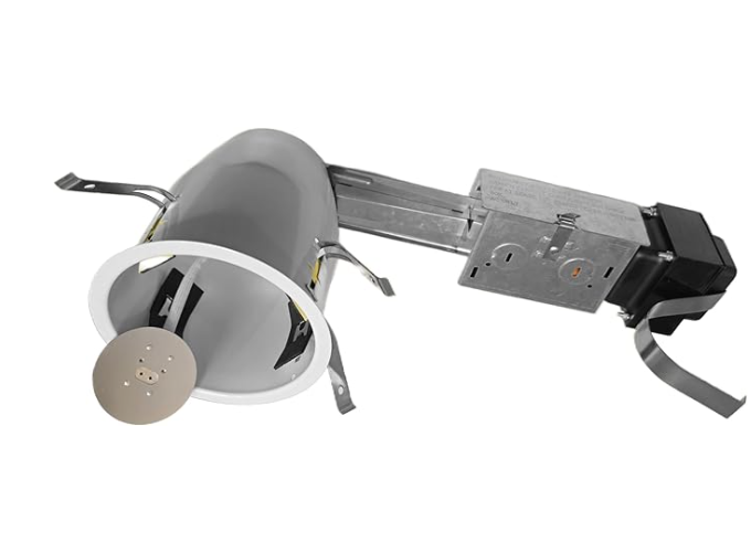 NICOR Lighting 4- Inch Remodel Lo-volt Airtight Housing Non-IC, White