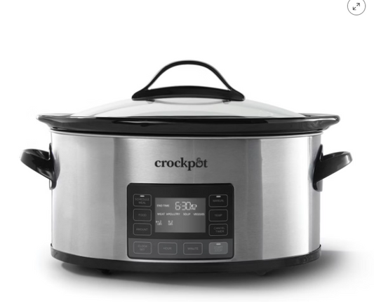 Crock-Pot 7-Quart Slow Cooker, Portable Programmable with Timer
