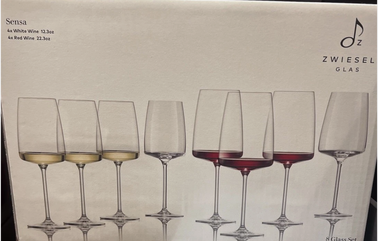 Zwiesel Sensa Red and White Wine Glasses, 8-pack