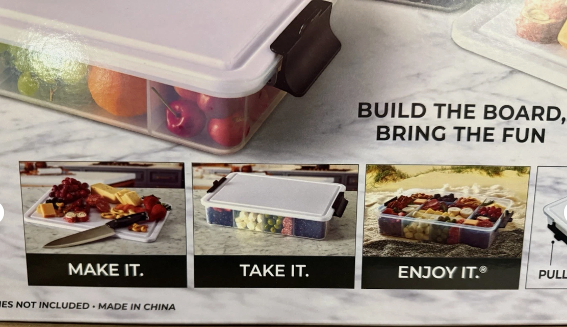 Sabatier Snacklebox 2 Piece Set with Cutting Board Lids