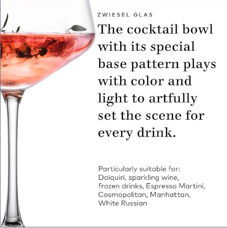ZWIESEL GLAS Echo Cocktail Glass(Set of 4),
