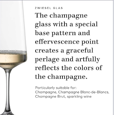 Zwiesel Echo Champagne 13.4 oz Glasses