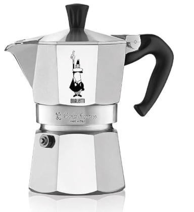 Bialetti Moka Express Export Espresso Maker, 4 Tassen