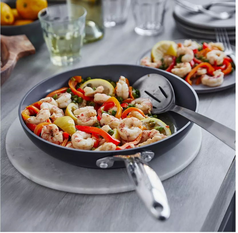 GreenPan Valencia Ceramic Frypan with Lid Black