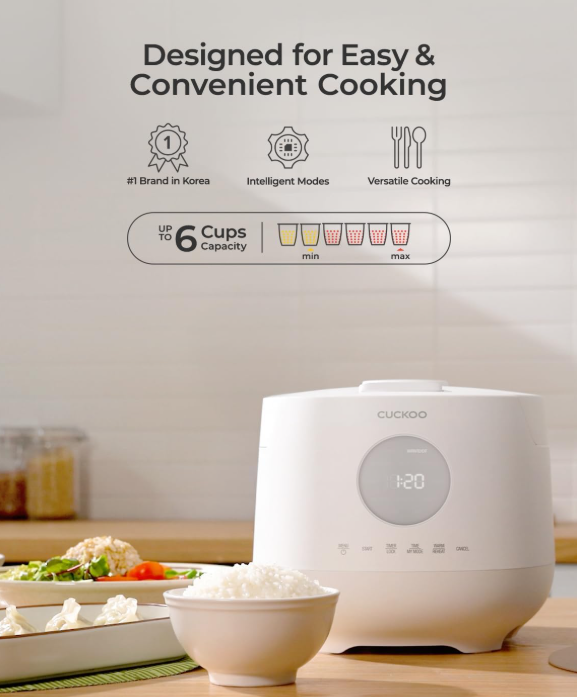 CUCKOO Micom Rice Cooker 6 Cup Uncooked / 12 Cup Cooked