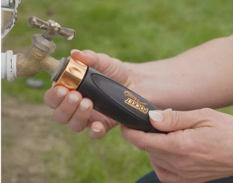 As Seen on TV 100' Pocket Hose Copper Bullet