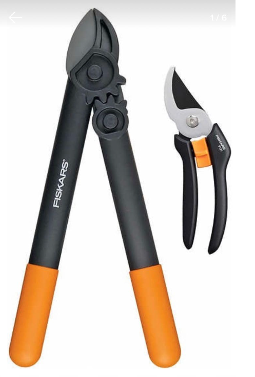 FISKARS 2 Piece Garden Shears and Pruner Set