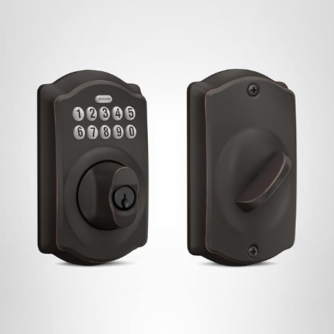Schlage BE365 V CAM 716 Camelot Keypad Deadbolt