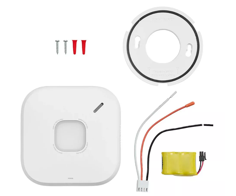 First Alert SC5 Hardwire Smart Smoke and Carbon Monoxide Alarm White