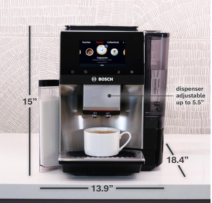 Bosch 800 Series Fully Automatic Espresso and Coffee Machine